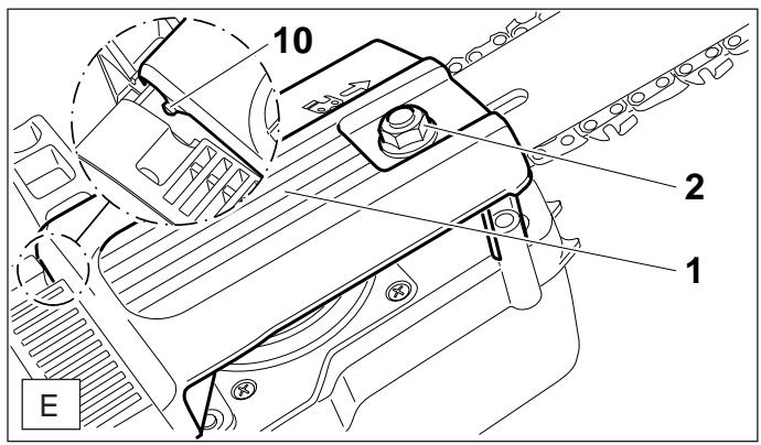 MAKITA UC4001A - Montage du guide-chaine et de la chaîne - 3