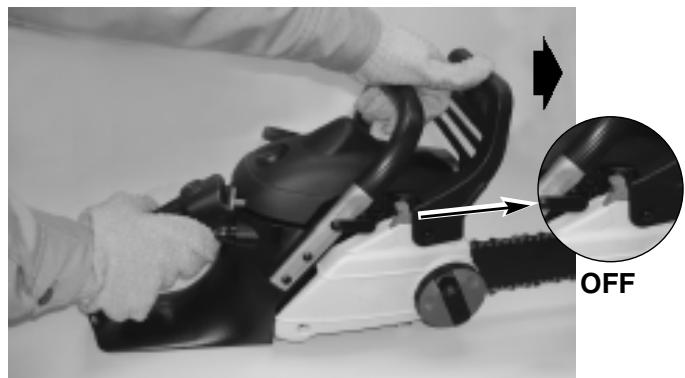 MCCULLOCH EBC1840DK - TO TEST CHAIN BRAKE: - 2