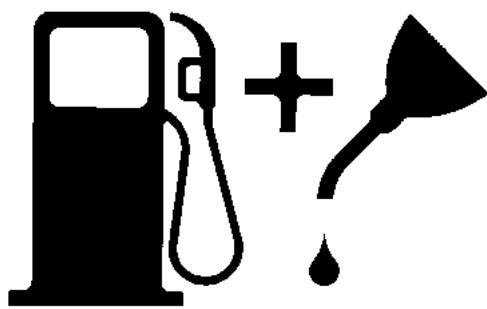 MCCULLOCH EBC1840DK - 4-3. SIMBOLOS DE COMBUSTIBLE Y LUBRICACION - 1
