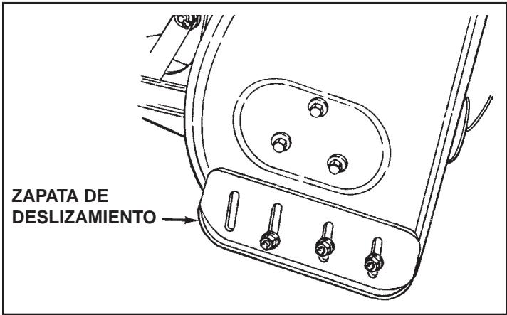 MCCULLOCH LST42C-669 - AJUSTE DE LA ZAPATA DE DESLIZAMIENTO - 1