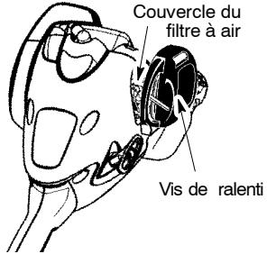 MCCULLOCH MC125 - Pour réglage du ralenti : - 1
