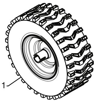 MCCULLOCH MC627ES - REPAIR PARTS SNOW THROWER -- MODEL NUMBER MC627ES (96192004100) WHEELS - 2