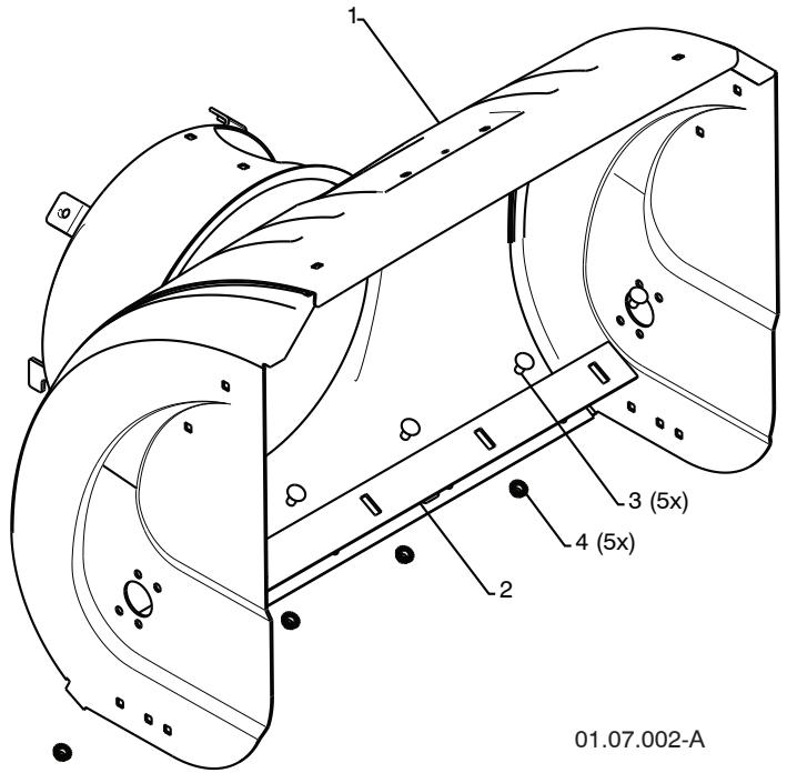 MCCULLOCH MC627ES - AUGER HOUSING / IMPELLER ASSEMBLY - 1