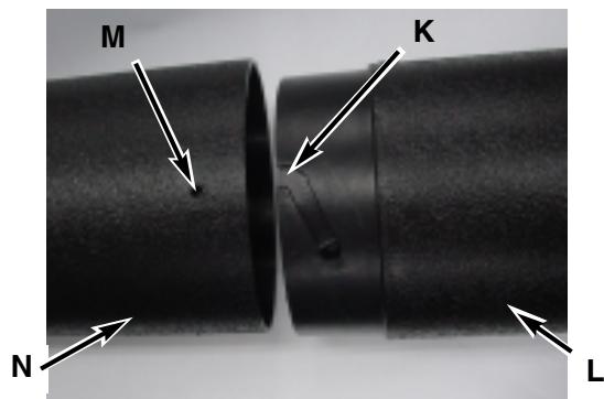 MCCULLOCH MCB2205 - 3-1. ENSAMPLE DEL ACCESORIO DE ASPIRADO - 4