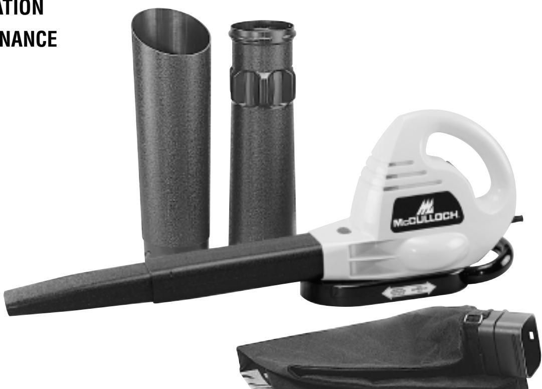 MCCULLOCH MCB2205 - Electric Blower / Vacuum - 1