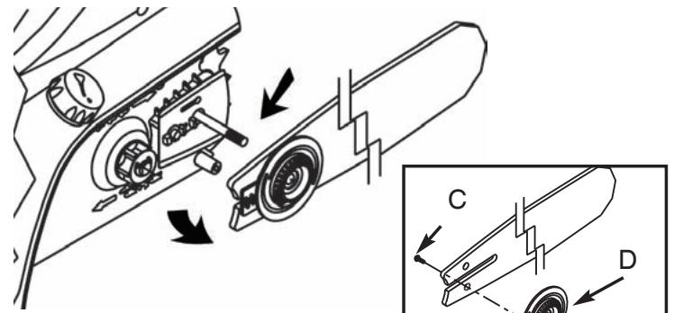 MCCULLOCH MCC4516FC - TO INSTALL GUIDE BAR &amp; SAW CHAIN: - 2
