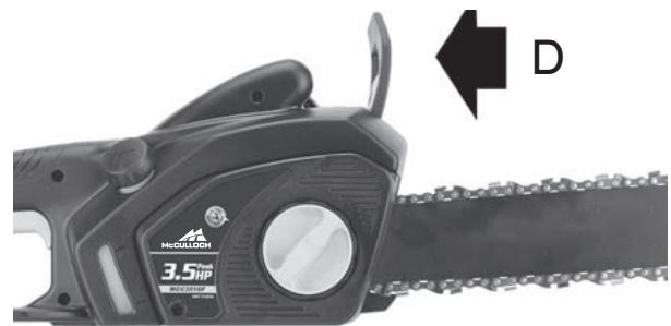 MCCULLOCH MCC4516FC - PARA AJUSTAR LA TENSION DE LA SIERRA: - 2