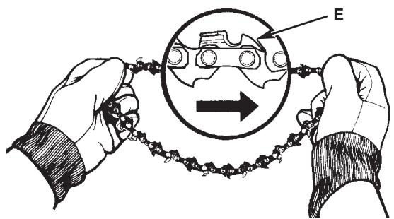 MCCULLOCH MCC4516FC - POUR INSTALLER LE GUIDE-CHAINE ET LA CHAINE COUPANTE: - 4