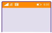 MICROSOFT LUMIA 640 DUAL SIM - Icones affichées sur votre téléphone - 1