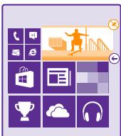 MICROSOFT LUMIA 640 DUAL SIM - Redimensionner ou déspingler une vignette - 1