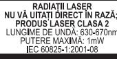MICROSOFT NATURAL ERGONOMIC DESKTOP 7000,  NATURAL ERGONOMIC KEYBOARD 4000 - Dispositive laser Clasa 2 - 3