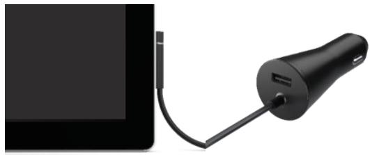 MICROSOFT SURFACE 2 10 - Chargeur voiture allume-cigare via USB - 1