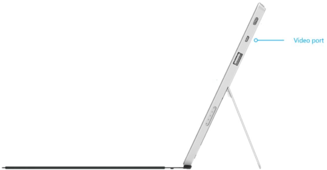 MICROSOFT SURFACE 2 10 - Connexion de Surface à un téléviseur, un écran ou un projecteur - 1
