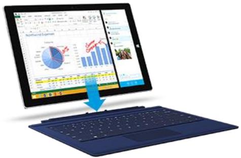MICROSOFT SURFACE PRO 3 - Brancher et allumer Surface Pro 3 - 1