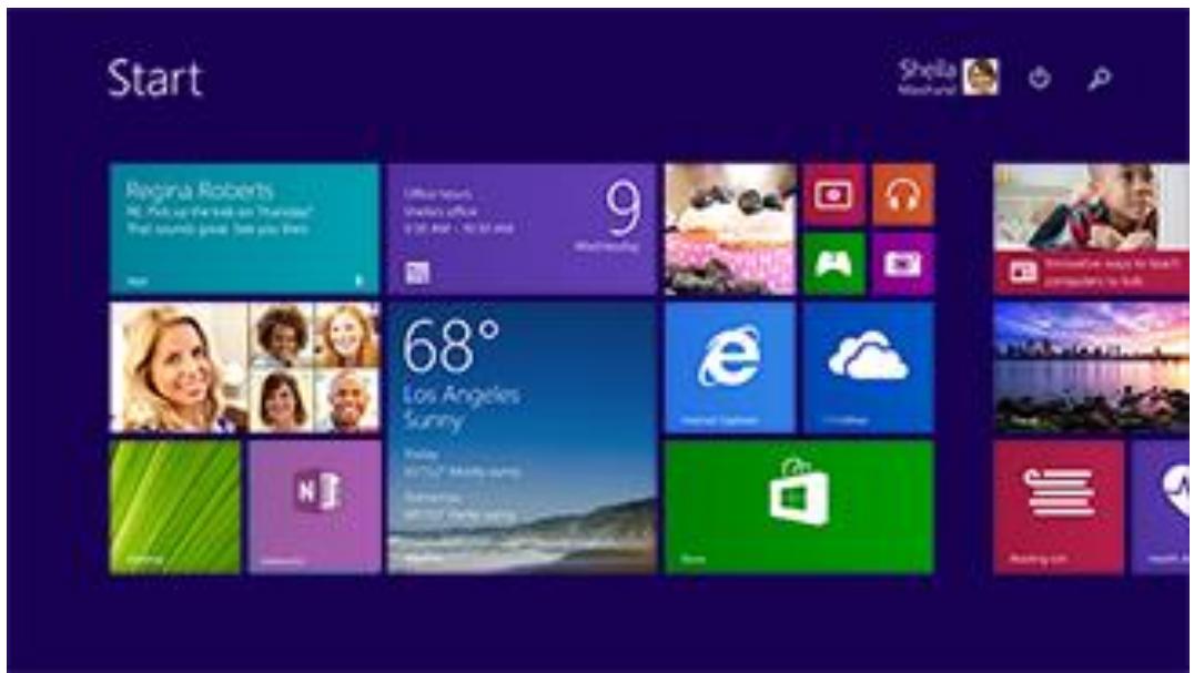 MICROSOFT SURFACE PRO 3 - Écran d'accueil - 1