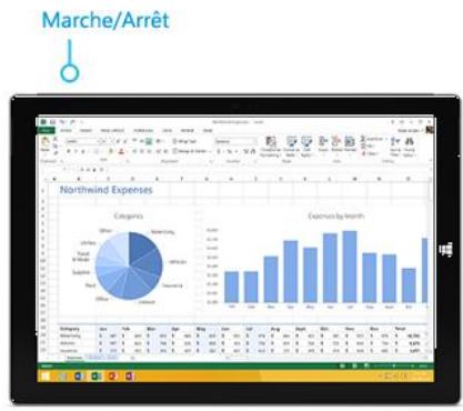 MICROSOFT SURFACE PRO 3 - Brancher et allumer Surface Pro 3 - 3