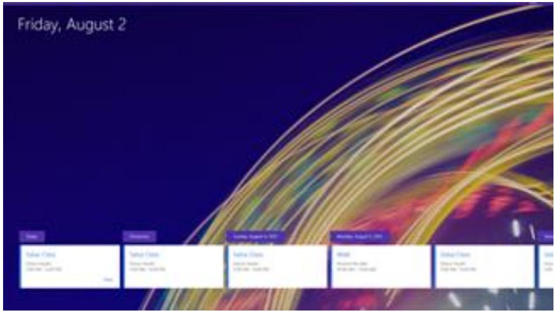 MICROSOFT SURFACE PRO 3 - Calendrier et rappels - 1