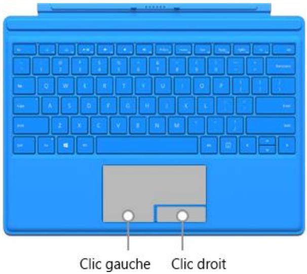 MICROSOFT SURFACE PRO 4 - Pavé tactile et clavier Type Cover pour Surface Pro 4 - 2