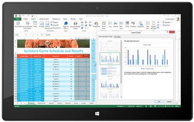 MICROSOFT SURFACE RT - Suite Office Famille et Étendant 2013 RT - 1