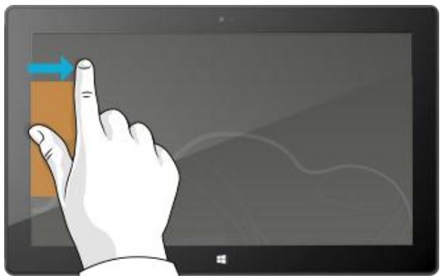 MICROSOFT SURFACE RT 10.6 - Passer à la dernière application que vous utilisiez : - 1
