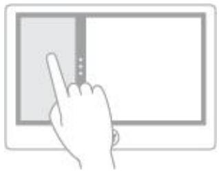 MICROSOFT SURFACE RT 10.6 - Utilisation de deux applications côte à côte (ancrage d'applications) - 1