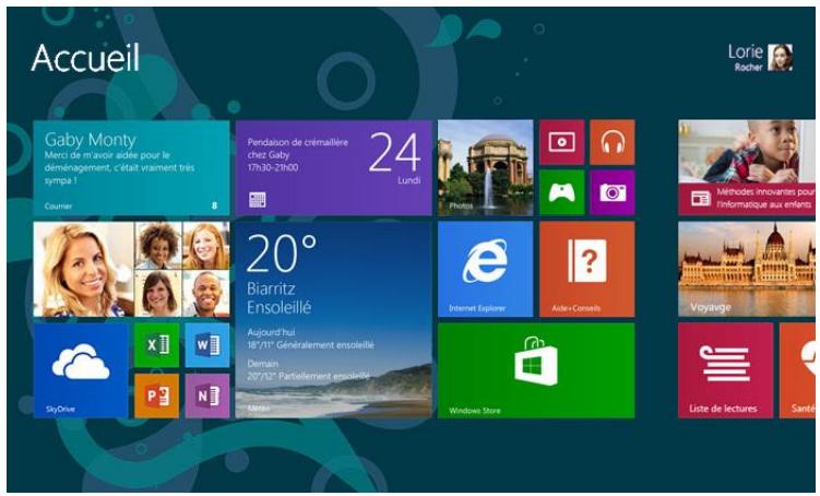 MICROSOFT TABLETTE SURFACE PRO 2 - Écran d'accueil - 1