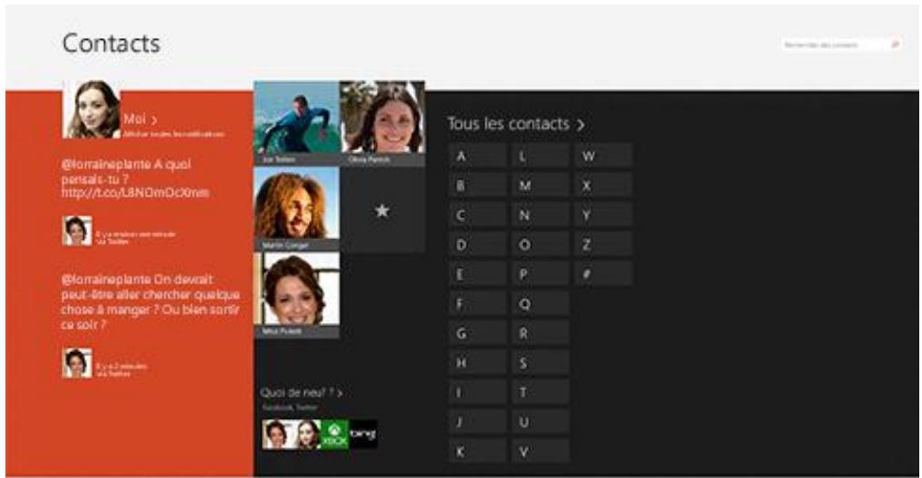 MICROSOFT TABLETTE SURFACE PRO 2 - Contacts - 1