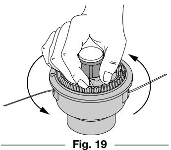 MTD TB525CS - Winding the Inner Reel With New Line - 5