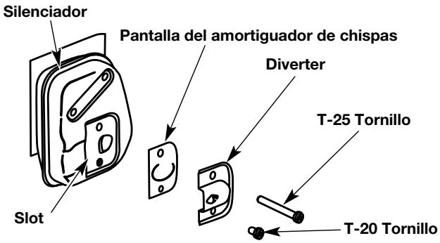 MTD TB525CS - MANTENIMIENTO DEL AMORTIGUADOR DE CHISPAS - 2