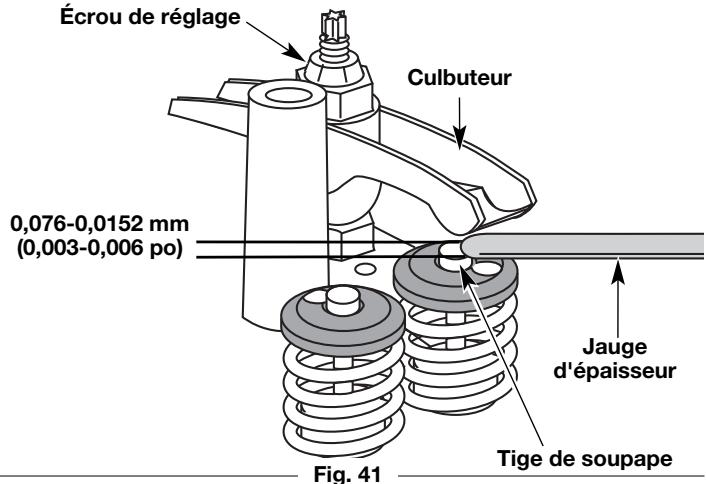 MTD TB525CS - JEU ENTRE SOUPAPE ET CULBUTEUR - 4