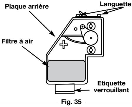MTD TB525CS - Nettoyage du filtré à air - 4