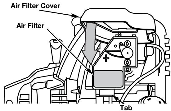 MTD TB525CS - Cleaning the Air Filter - 5