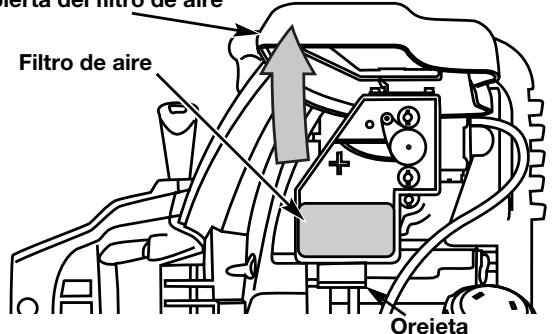 MTD TB525CS - Limpieza del filtró de aire - 1