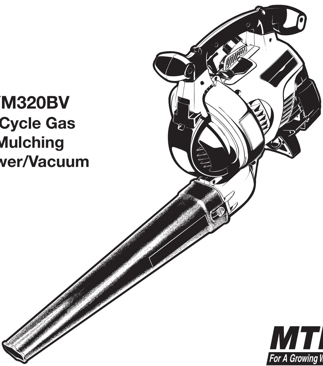 MTD YM320BV - 1
