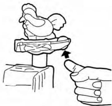 RAVENSBURGER PANIC O POULAILLER - Comment jeter l'oeuf? - 3