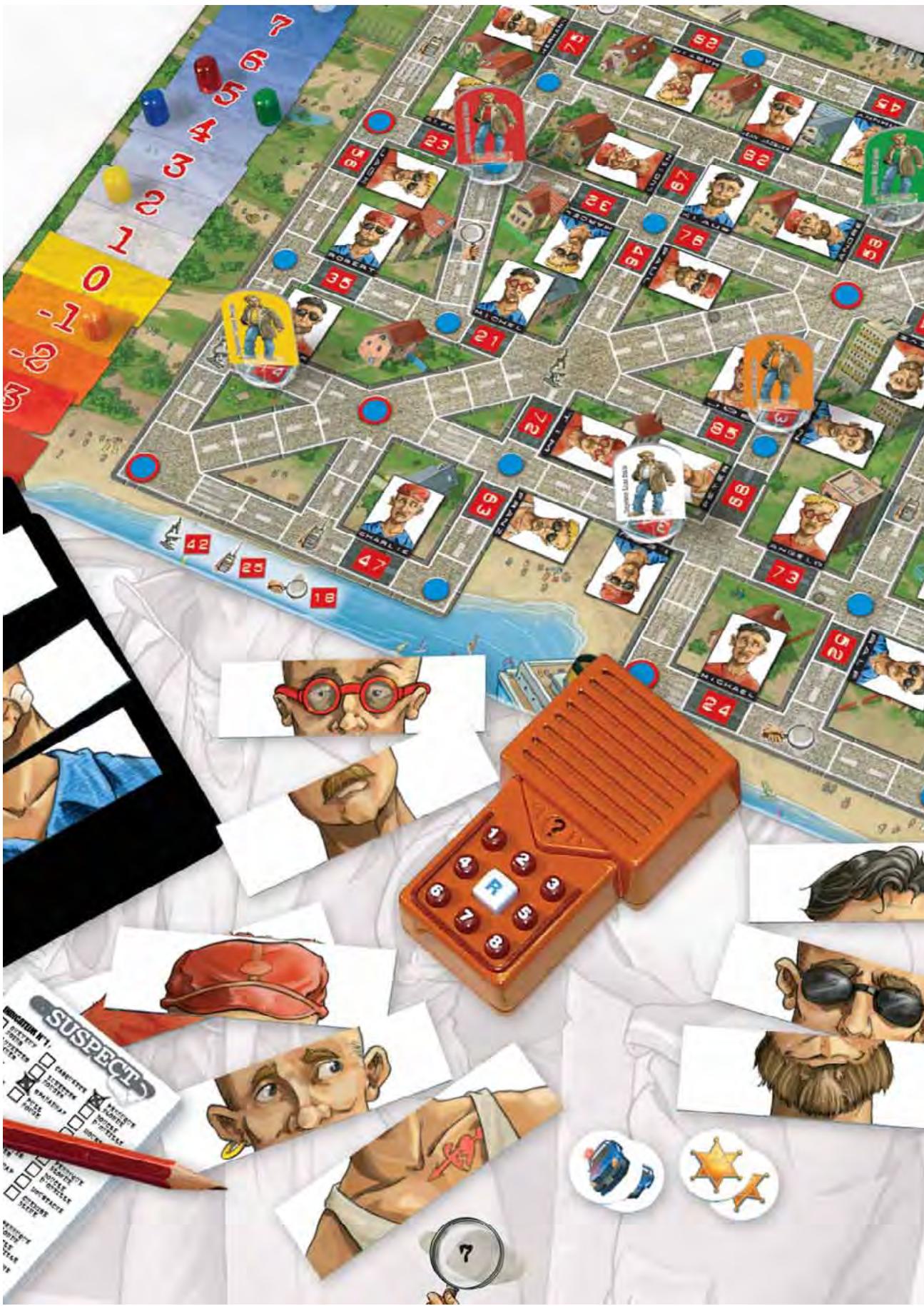 RAVENSBURGER SUSPECT - 3-Jetons Enquête - 8