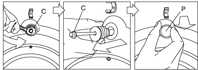 FAR L1550 - Enlever les brides de sécurité à l'arrière de l'appareil. - 1