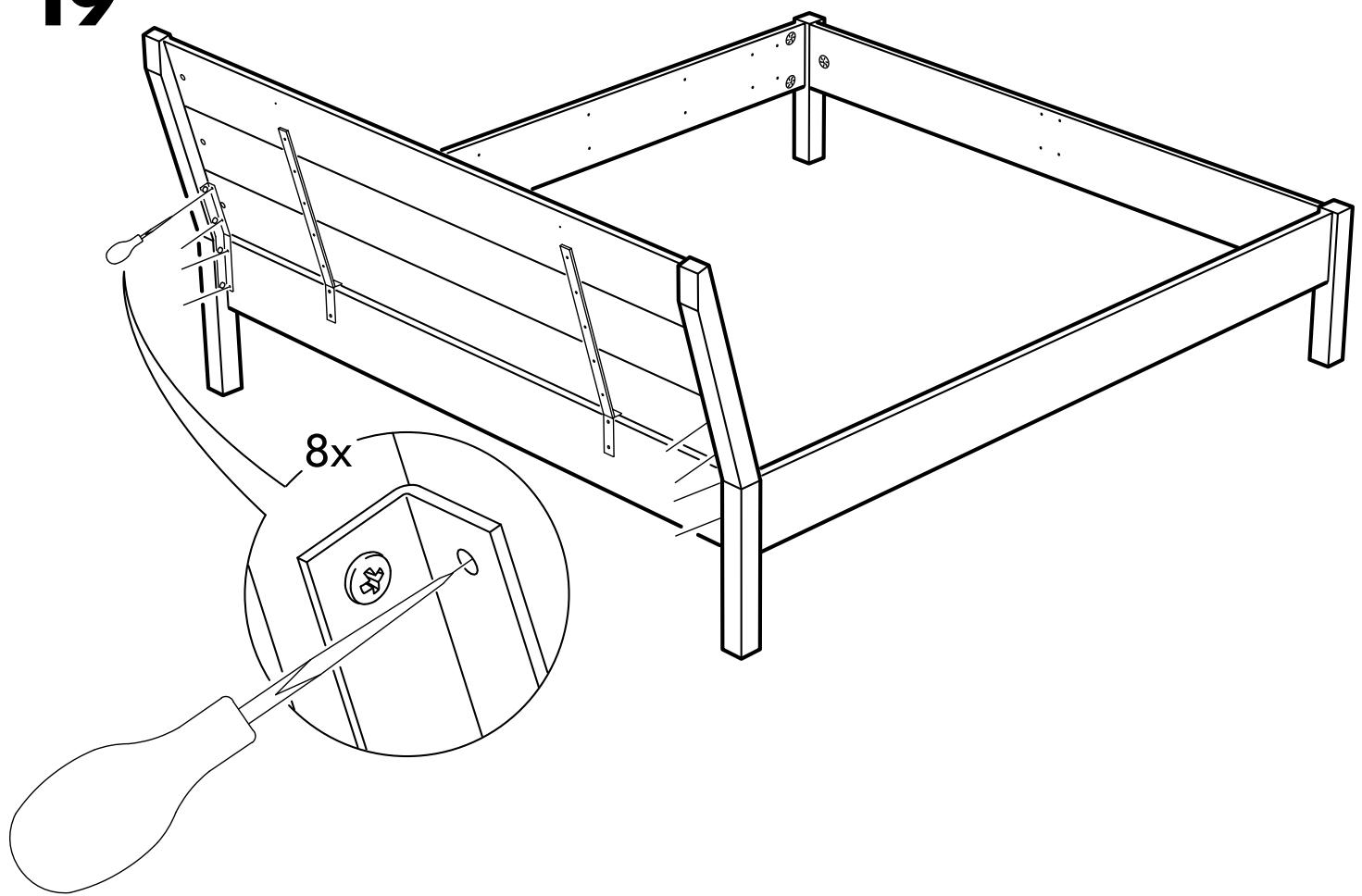 IKEA NYVOLL BETTGESTELL - NYVOLL - 44