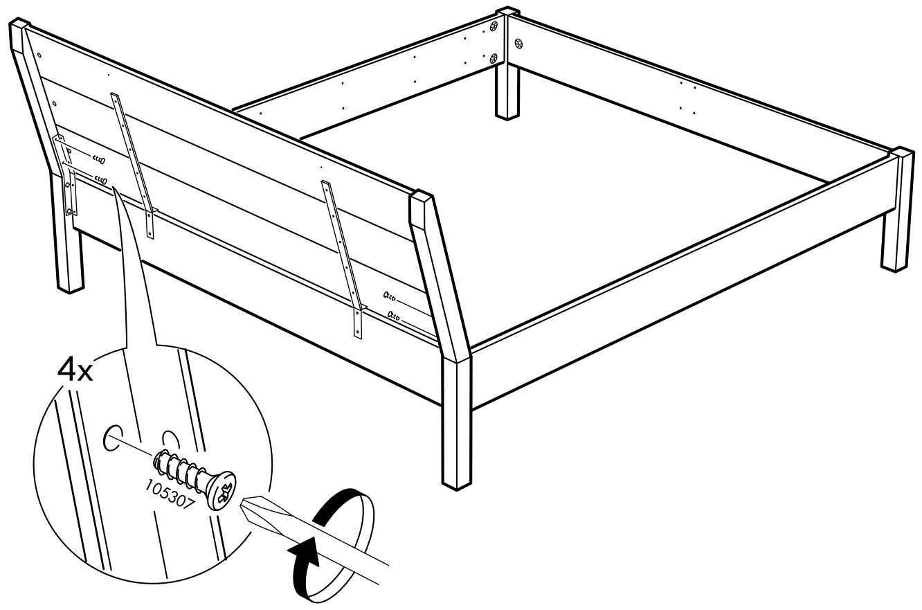 IKEA NYVOLL BETTGESTELL - NYVOLL - 43