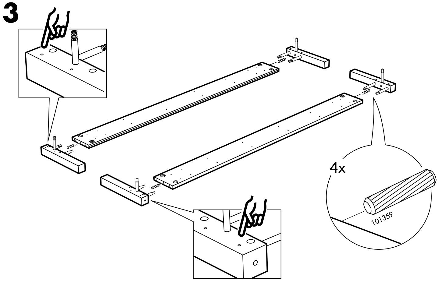 IKEA NYVOLL BETTGESTELL - NYVOLL - 28