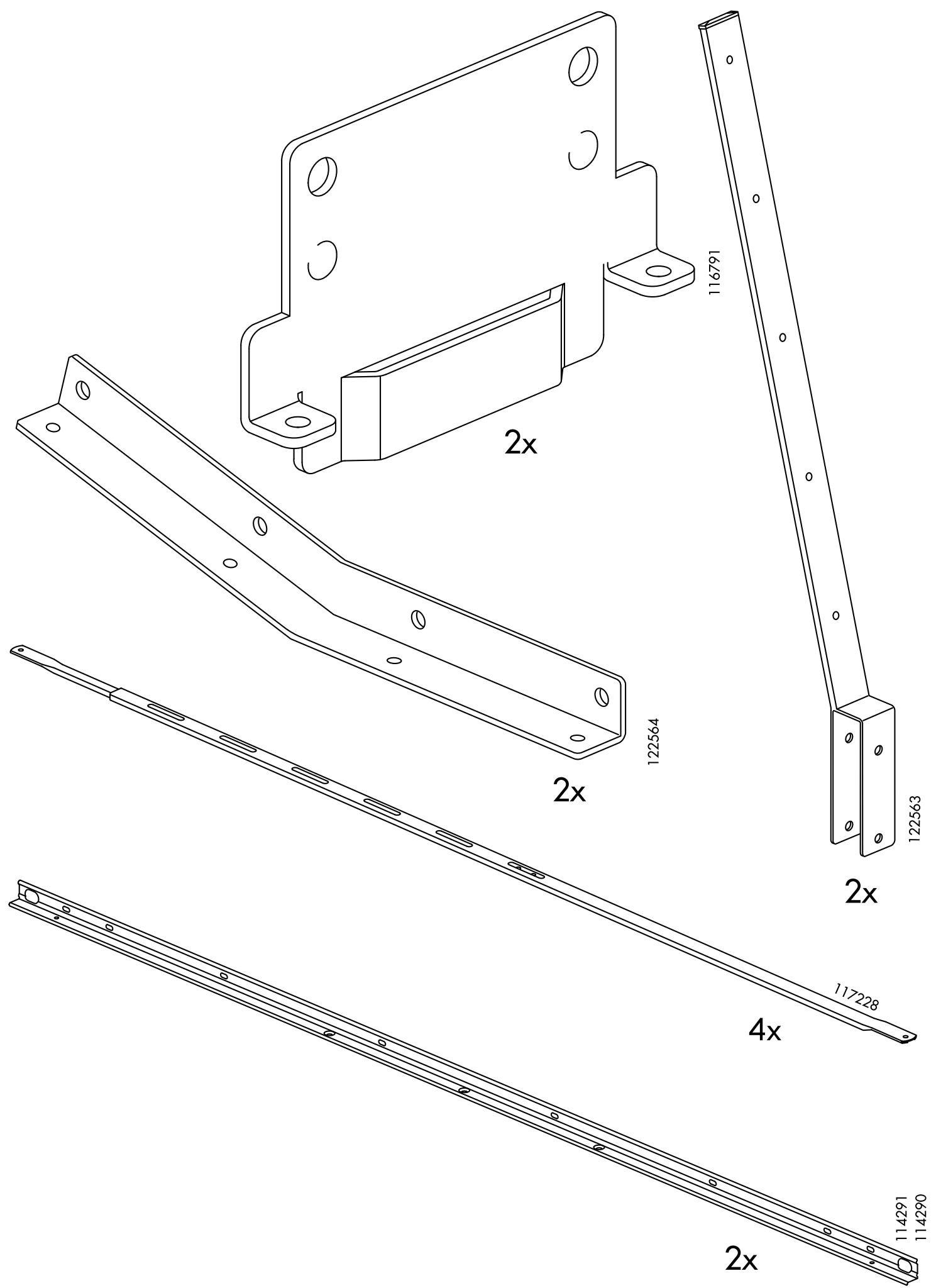 IKEA NYVOLL BETTGESTELL - NYVOLL - 25