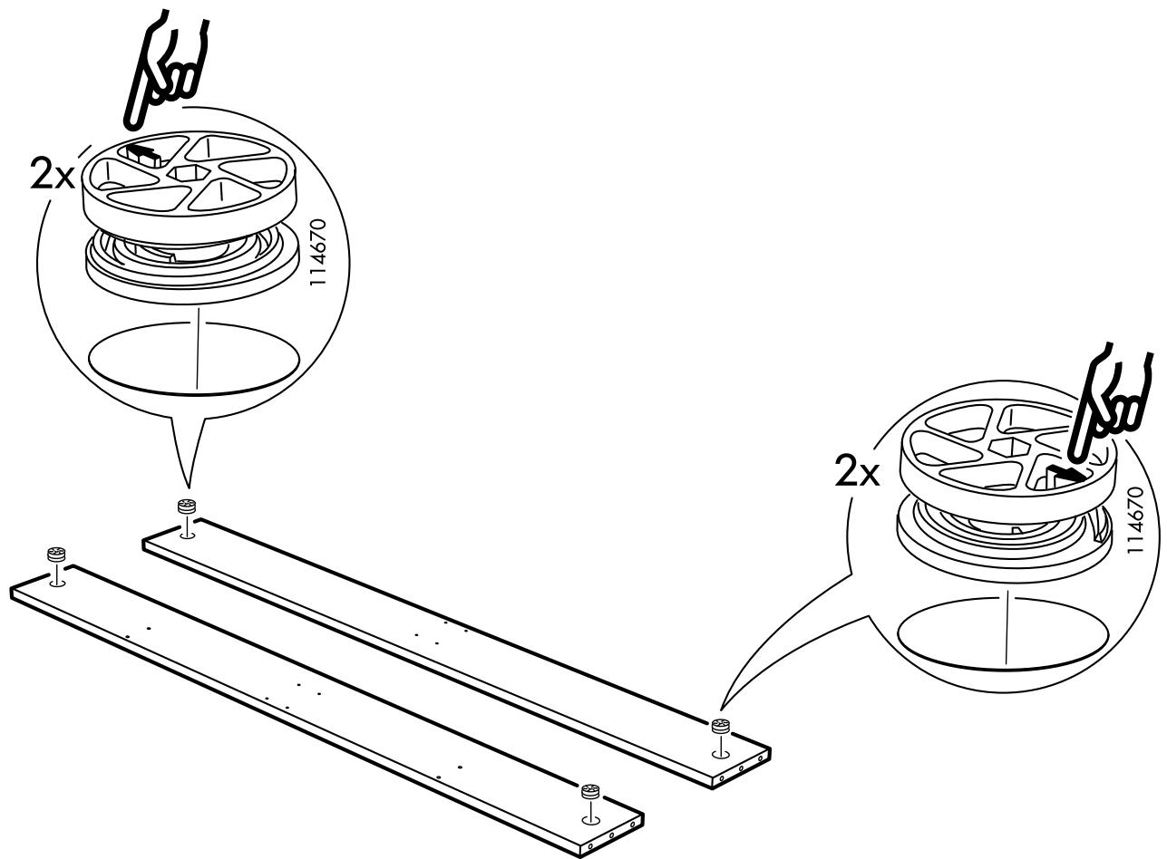 IKEA NYVOLL BETTGESTELL - NYVOLL - 31