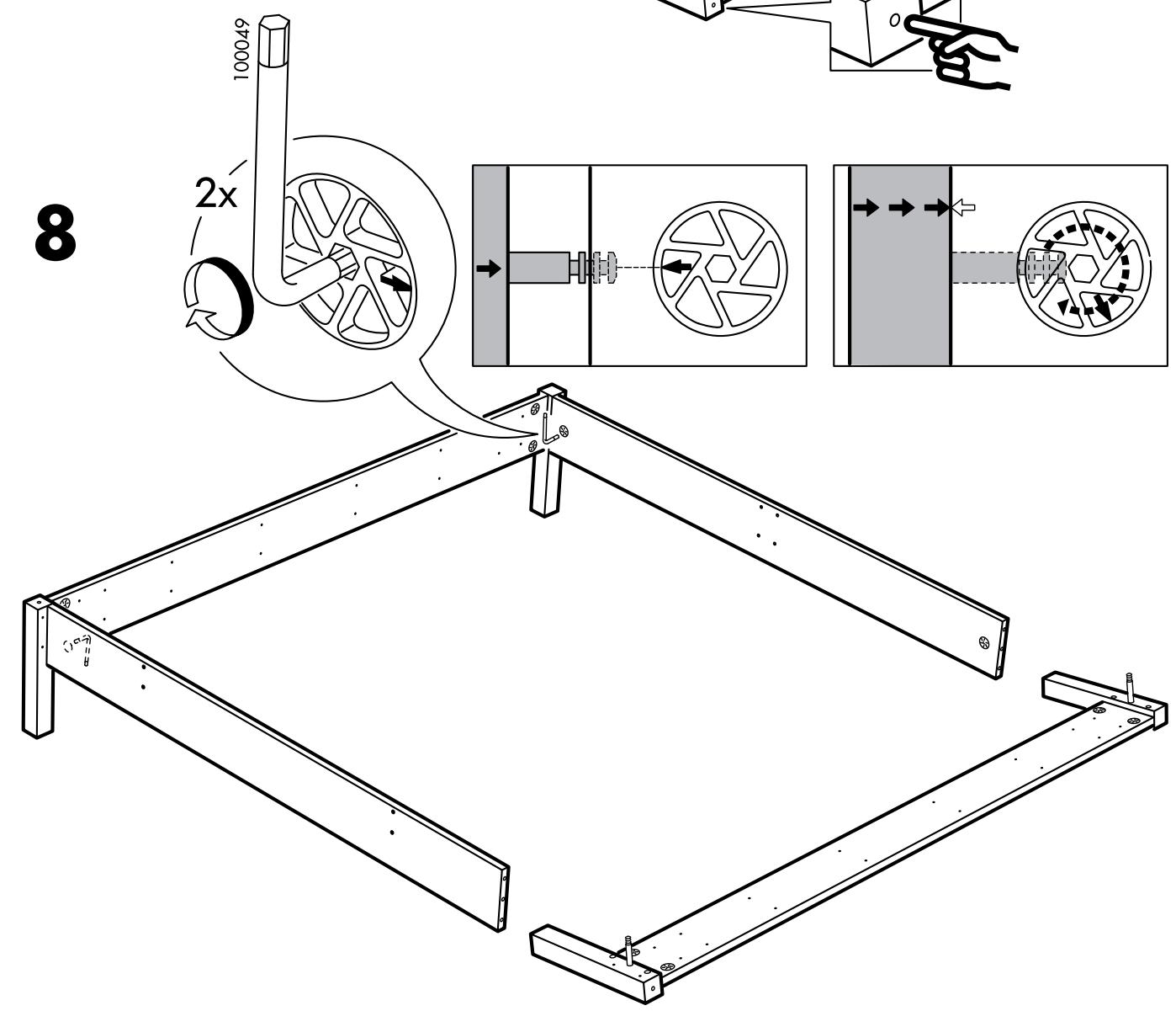 IKEA NYVOLL BETTGESTELL - NYVOLL - 33