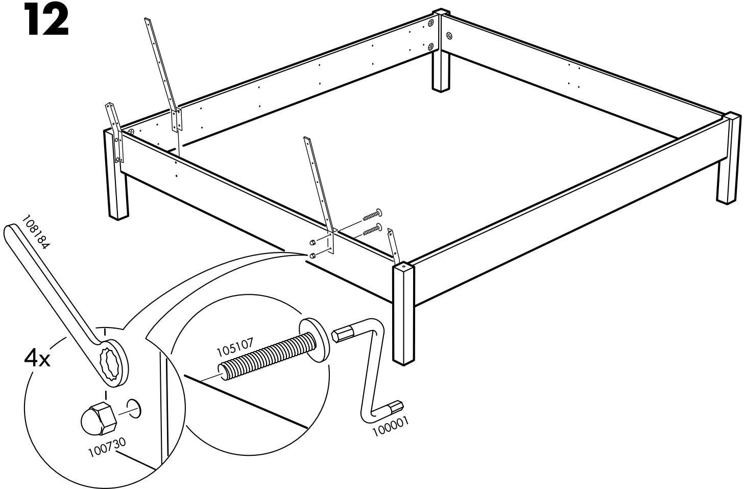 IKEA NYVOLL BETTGESTELL - NYVOLL - 37