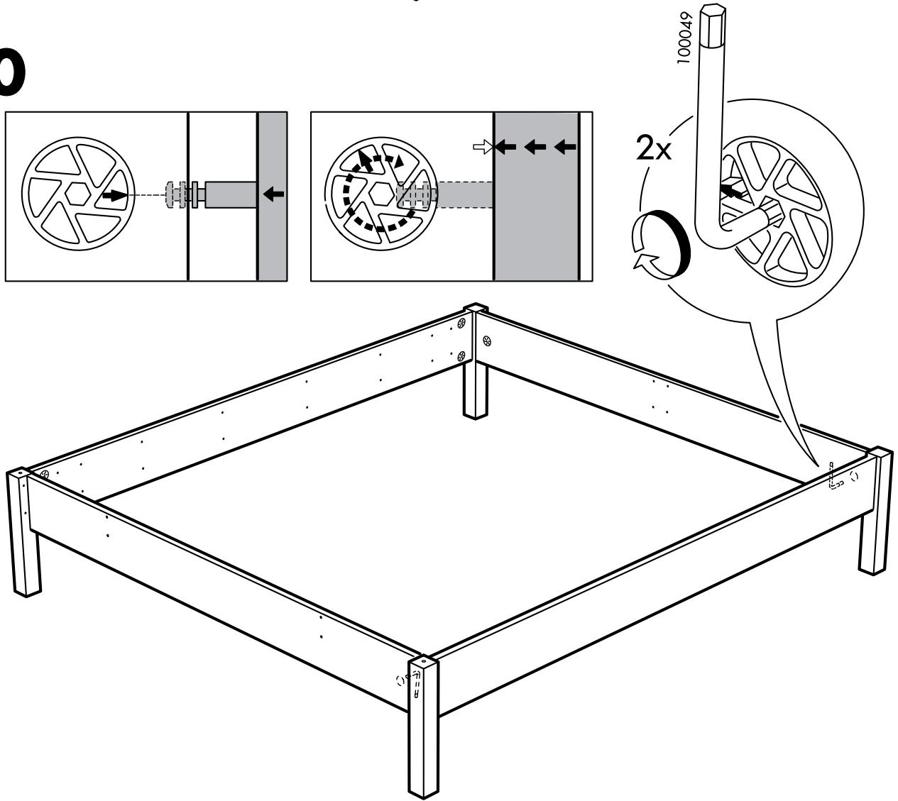 IKEA NYVOLL BETTGESTELL - NYVOLL - 35
