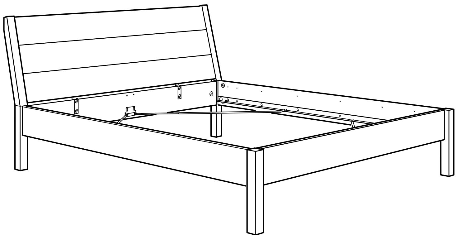 IKEA NYVOLL BETTGESTELL - NYVOLL - 1