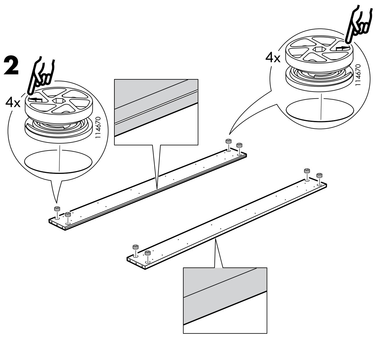 IKEA NYVOLL BETTGESTELL - NYVOLL - 27
