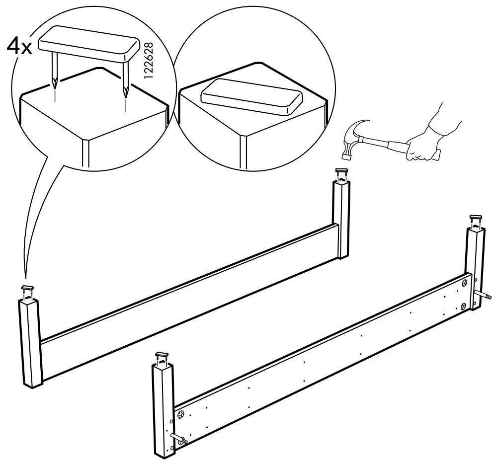 IKEA NYVOLL BETTGESTELL - NYVOLL - 30