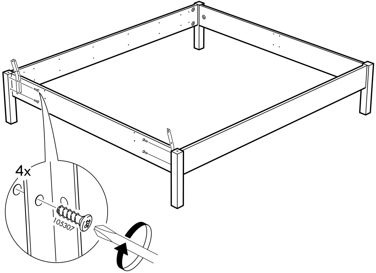 IKEA NYVOLL BETTGESTELL - NYVOLL - 36