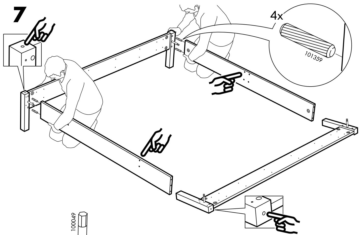 IKEA NYVOLL BETTGESTELL - NYVOLL - 32